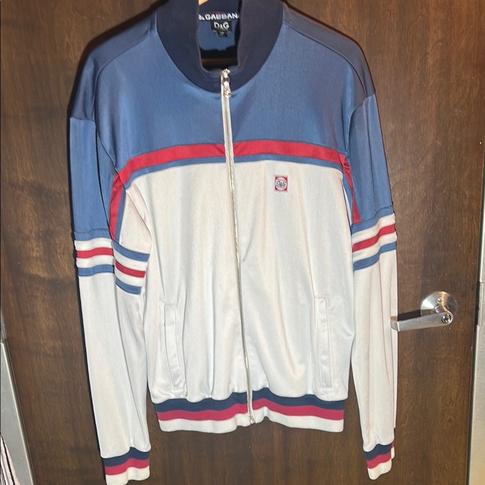 Dolce & Gabbana Blue and White Performance Jacket